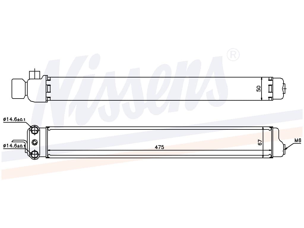 Oljekylare BMW E 36 från Galwin