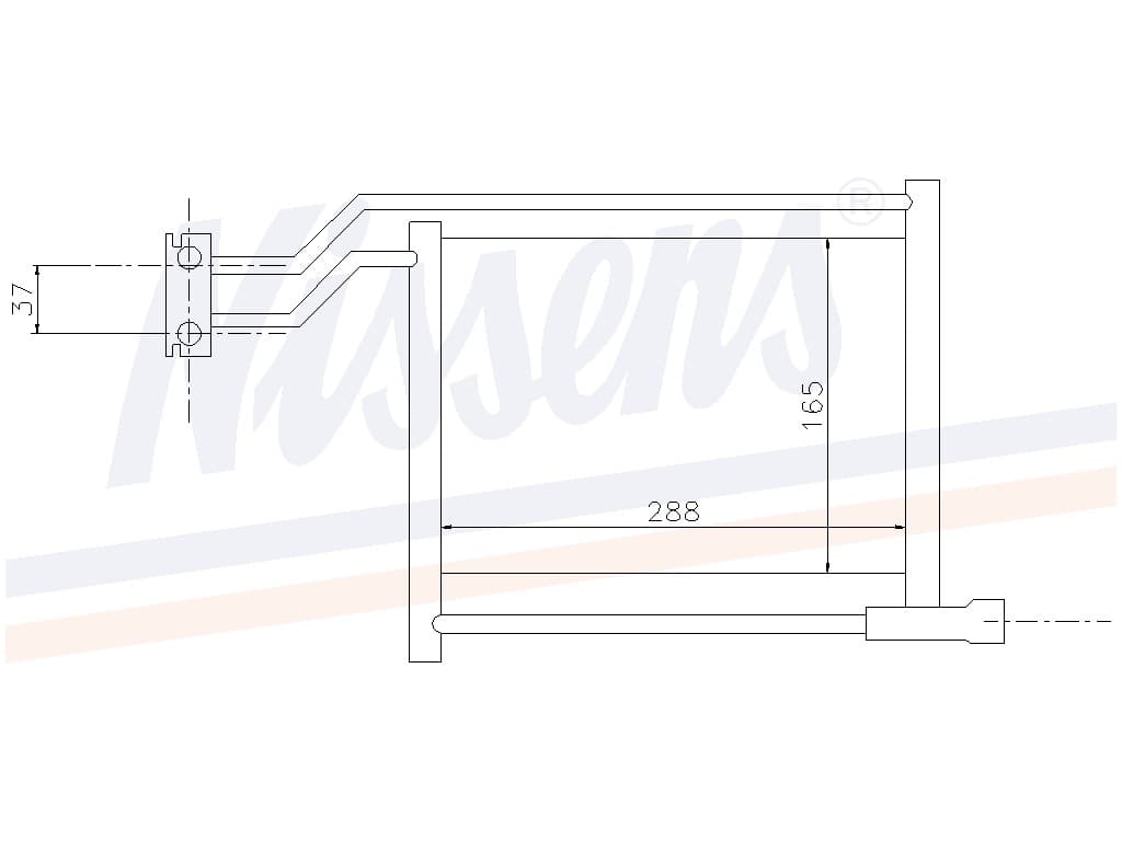 Oljekylare BMW E 38 725 TDS 04/96- från Galwin