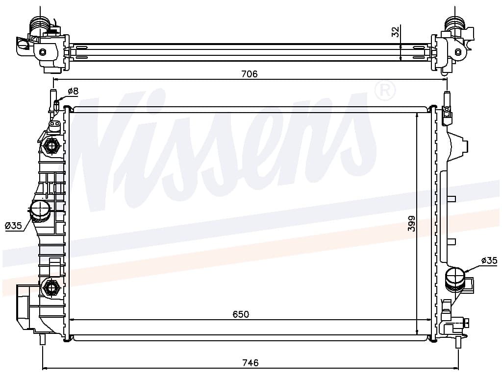 Kylare Vectra C från Galwin
