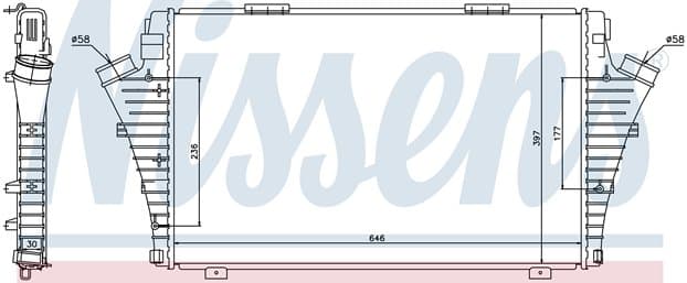 Laddluftkylare Opel från Galwin