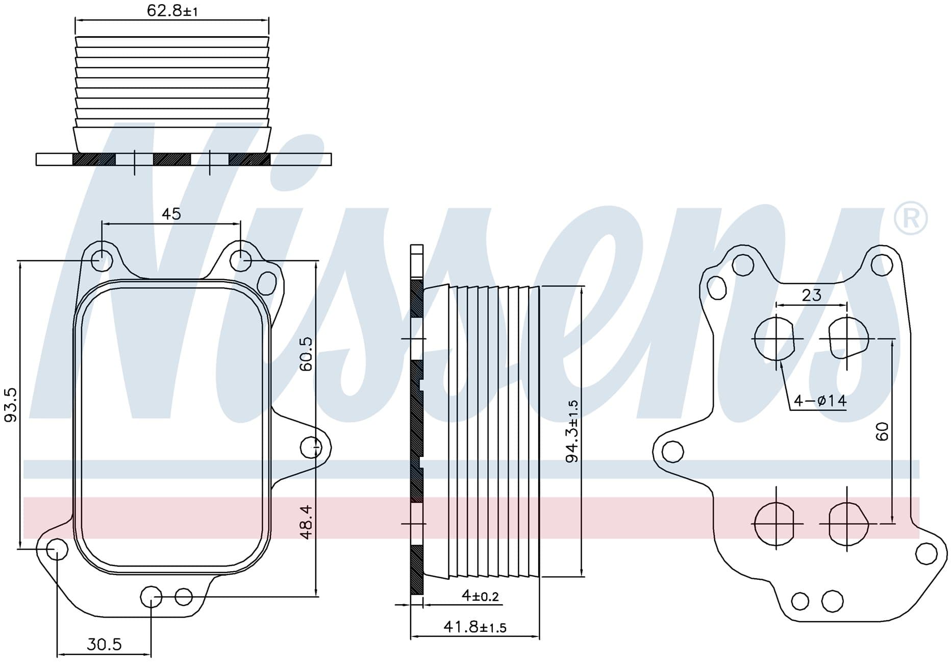 Oljekylare motor från Galwin