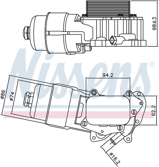Oljekylare motor, Citroen, Peugeot, Ford, Volvo, Suzuki