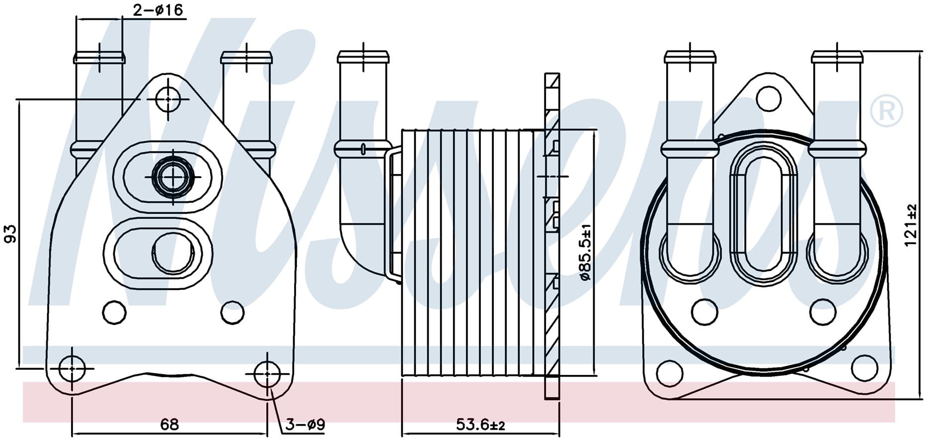 Oljekylare automatlåda från Galwin