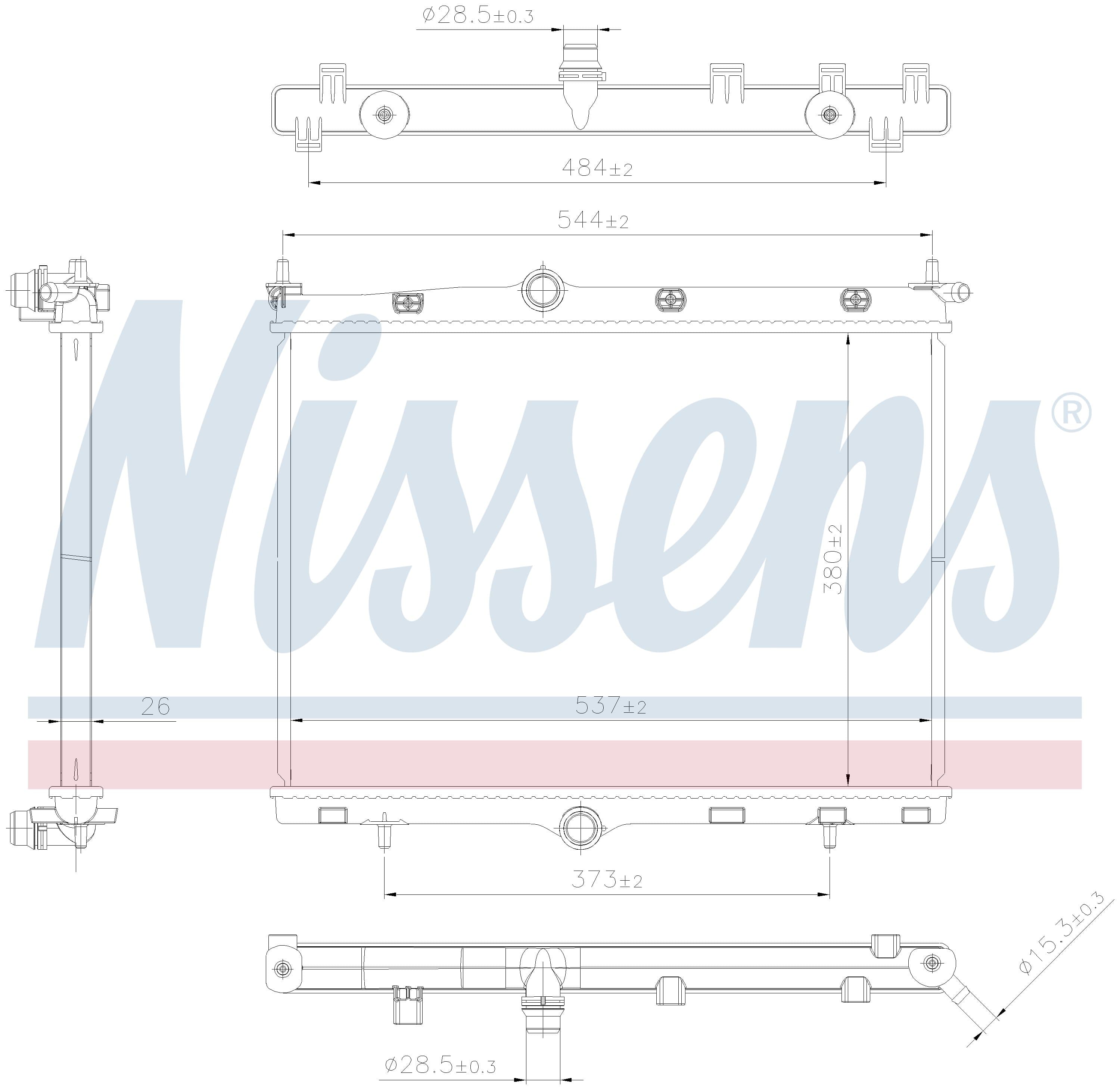 Kylare motorkylning, Citroen, Peugeot, mfl från Galwin