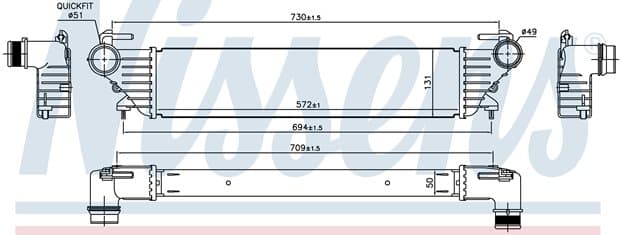 Laddluftkylare, Fiat från Galwin
