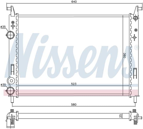 Kylare Fiat från Galwin