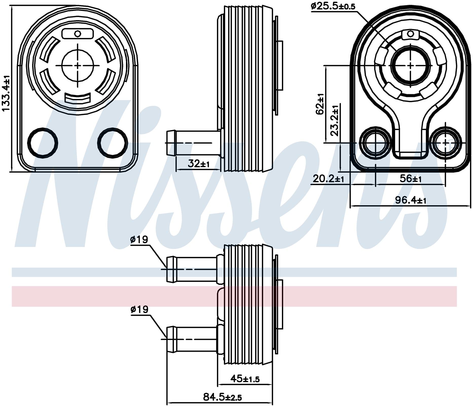 Oljekylare motor