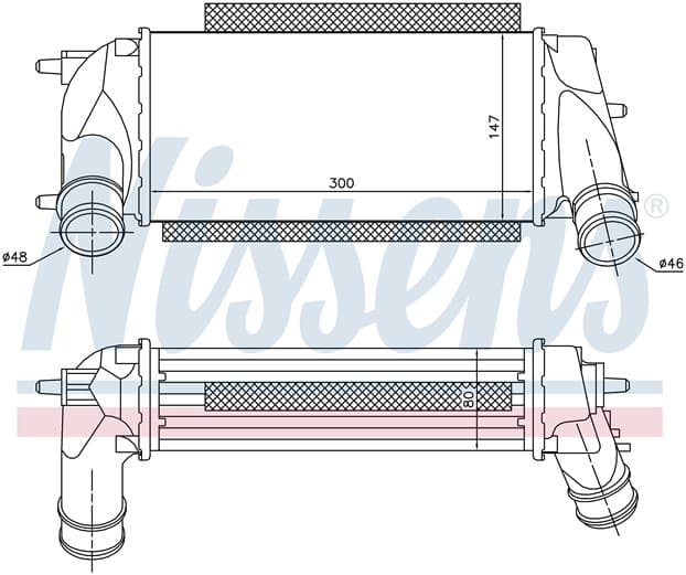 Laddluftkylare Ford från Galwin