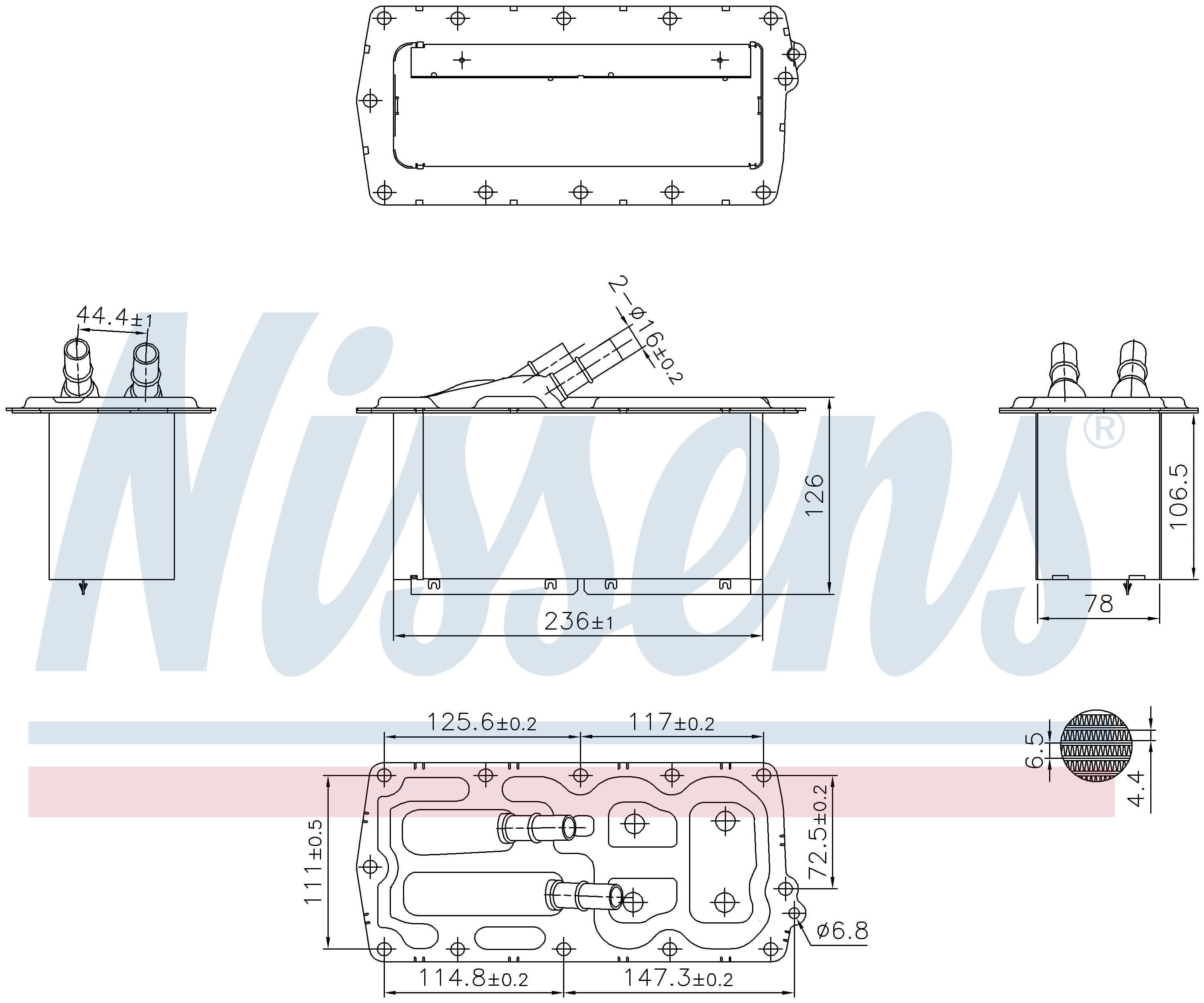 Laddluftkylare, vattenkyld, Ford