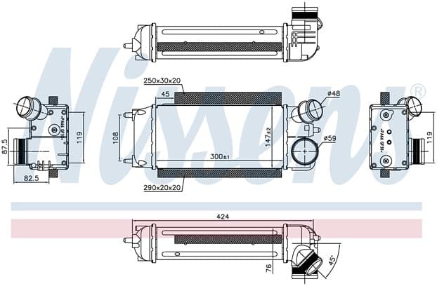 Laddluftkylare, Ford från Galwin