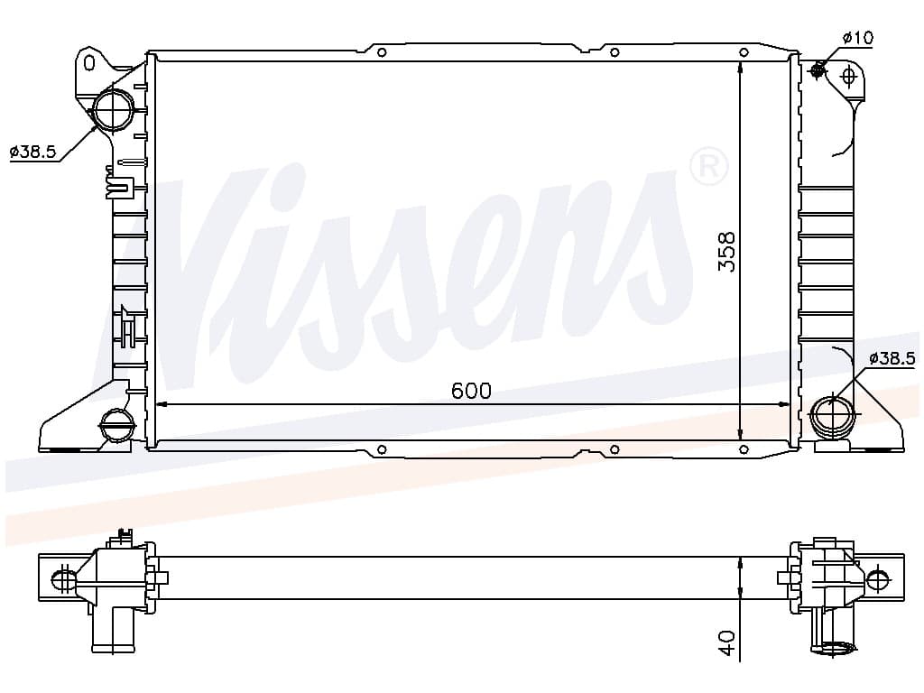 Kylare Ford Transit 2,5TD M/T från Galwin