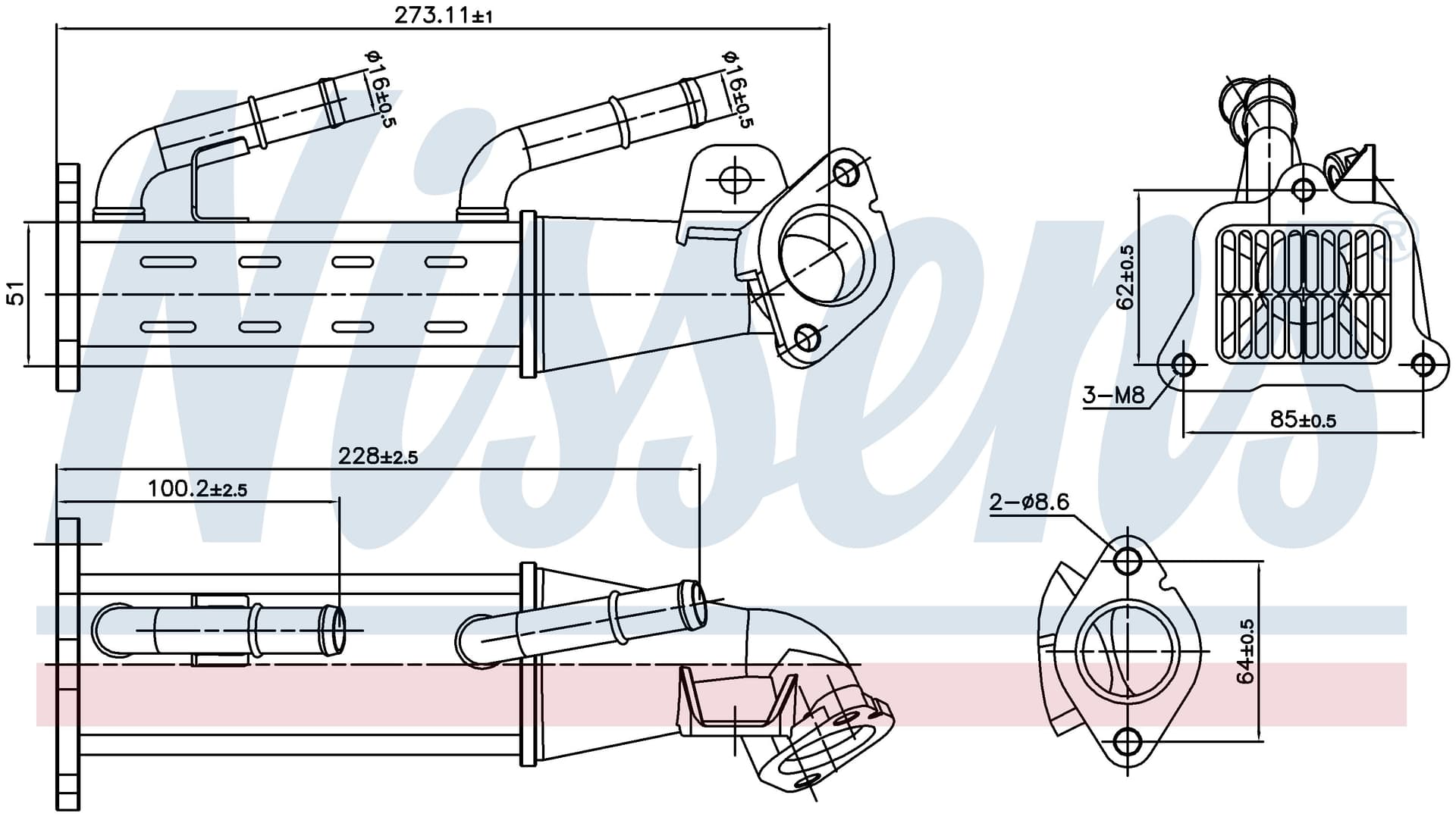 EGR Kylare, Ford