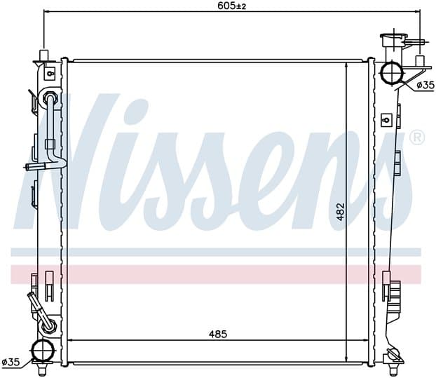 Kylare automat, Huyndai, Kia från Galwin