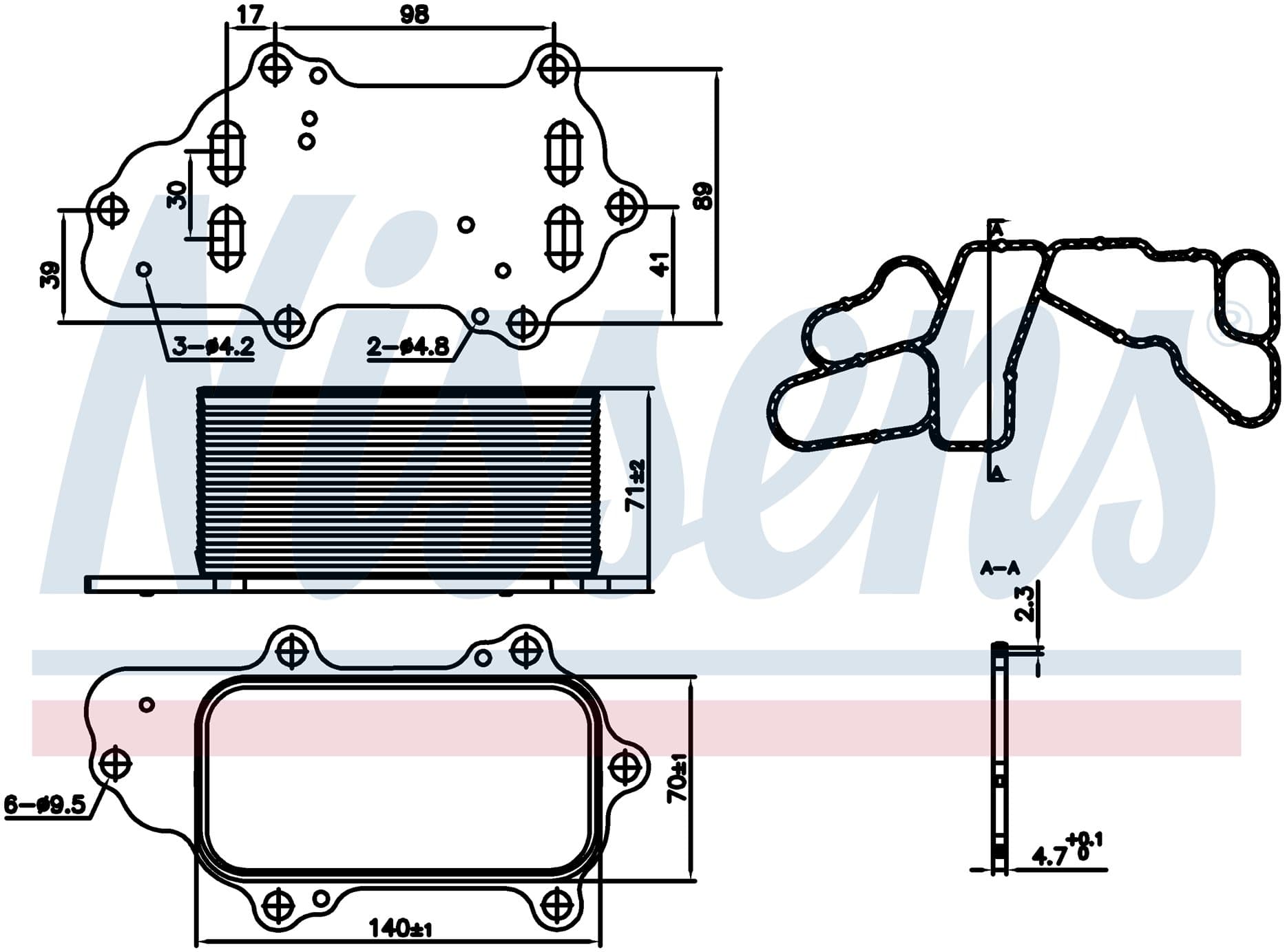 Oljekylare motor, Jeep från Galwin