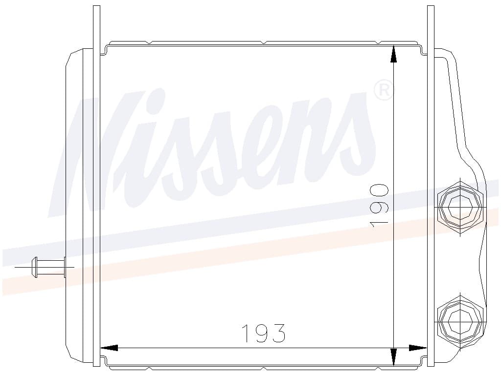 Oljekylare MB W 124/126/201 från Galwin