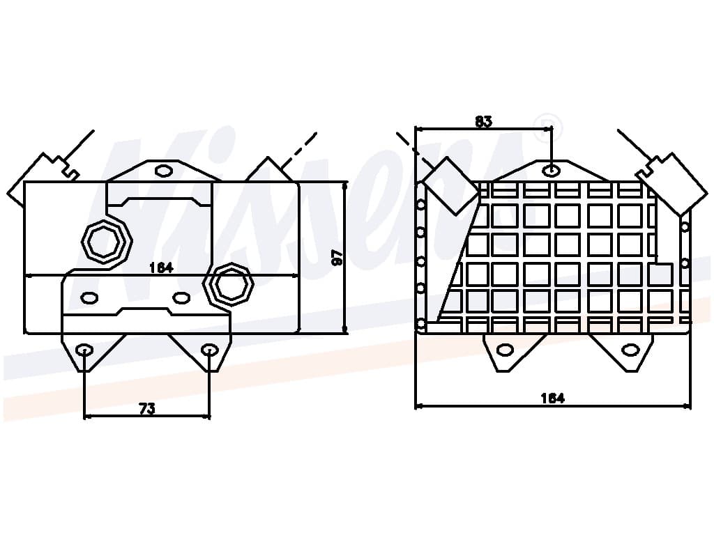 Oljekylare MB från Galwin