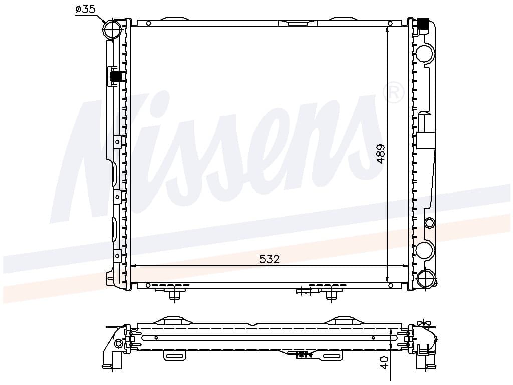 Kylare E250TD/200D/TD/300D/D4-matic från Galwin