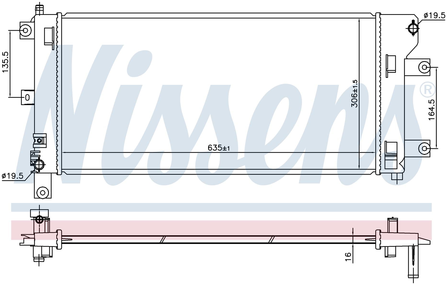 Kylare motorkylning, Nissan