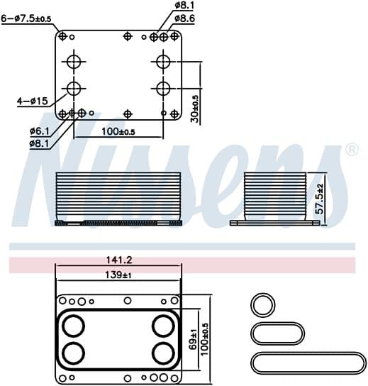 Oljekylare motor från Galwin