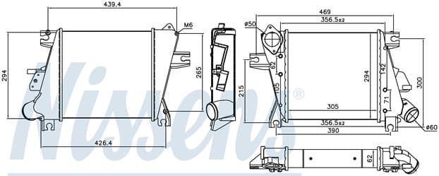 Laddluftkylare Nissan