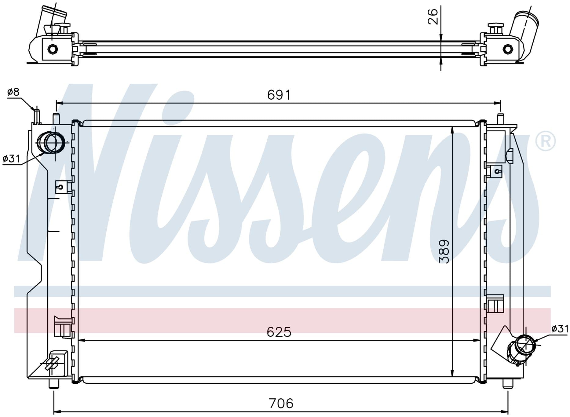 Kylare motorkylning, Toyota från Galwin