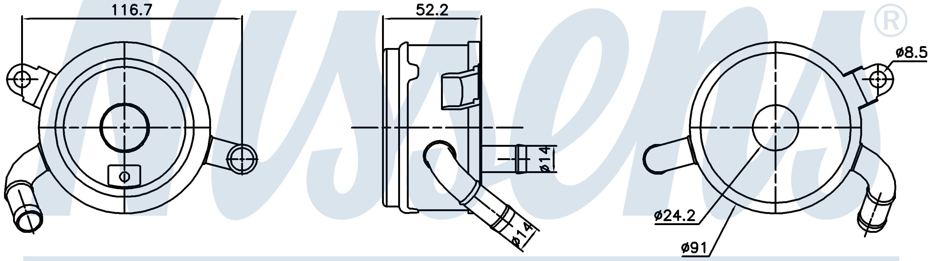 Oljekylare motor, Toyota från Galwin