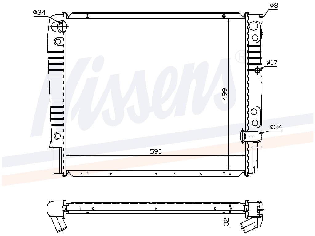 Kylare 940/960 Turbodiesel