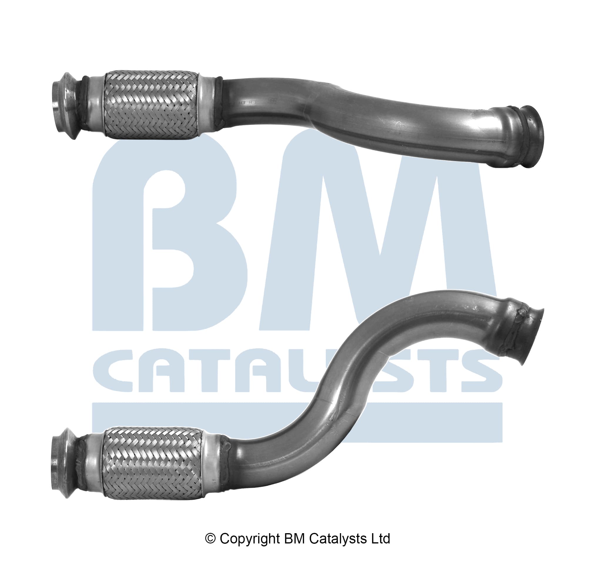 Mellanrör avgas, inkl montsats från Galwin