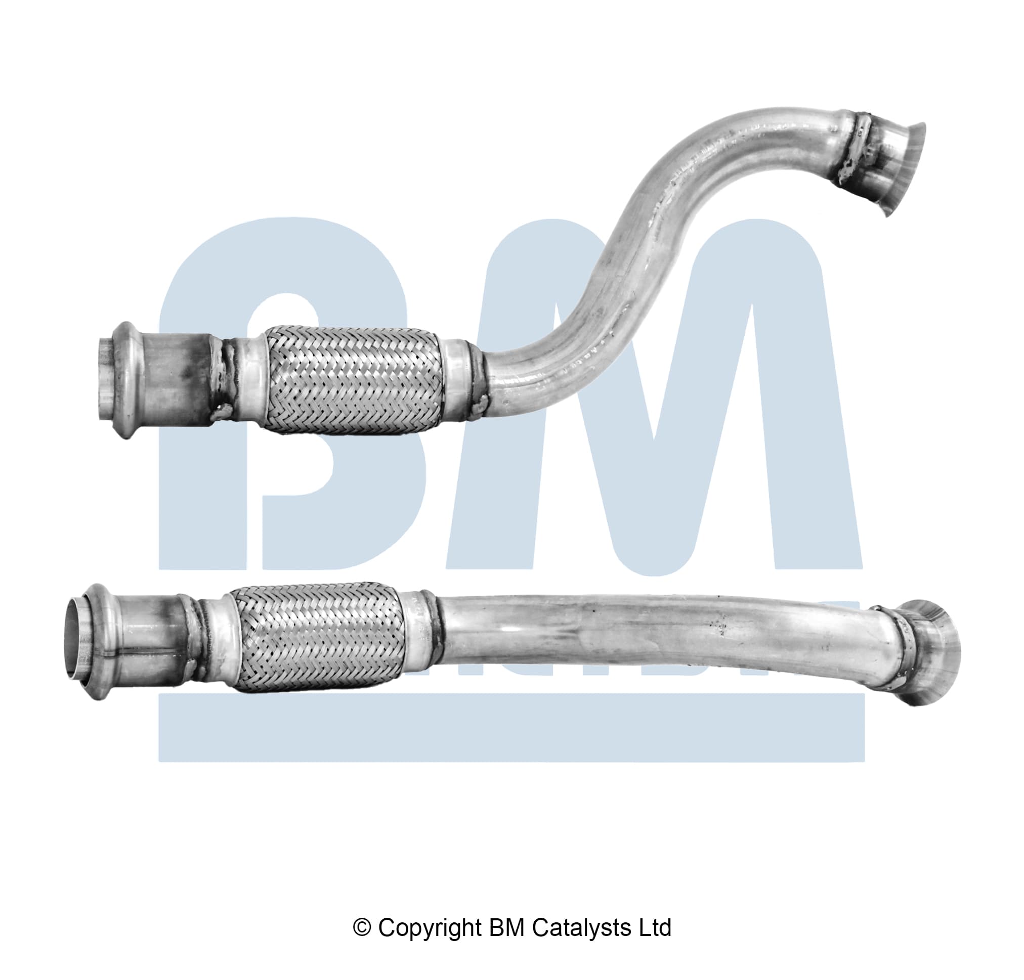 Mellanrör avgas, inkl montsats