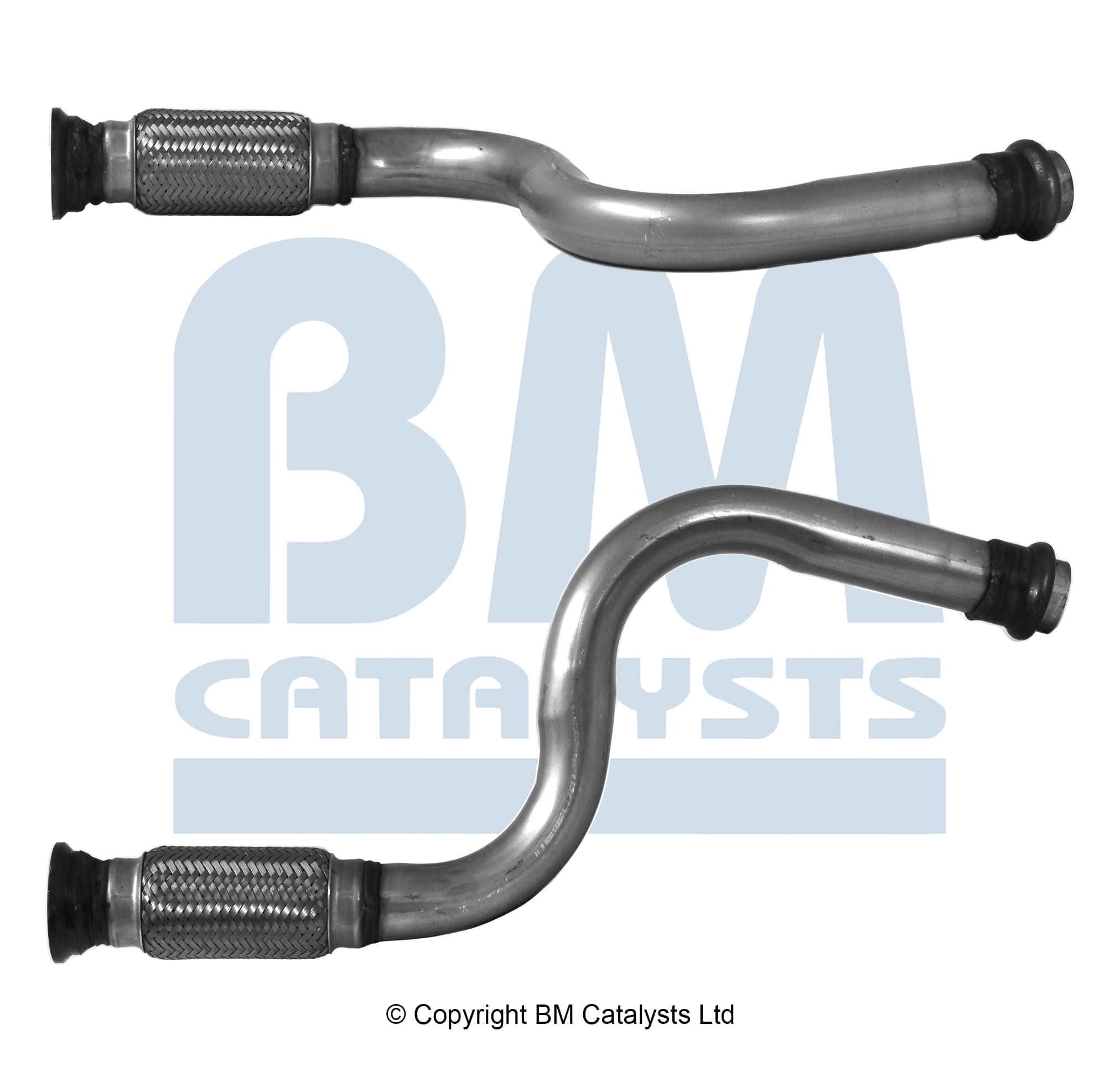 Mellanrör avgas, inkl montsats