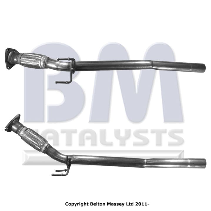 Mellanrör avgas, VW från Galwin