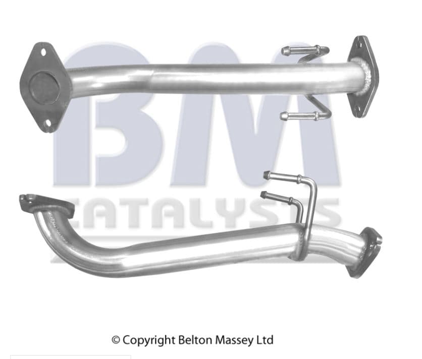 Mellanrör fram avgas