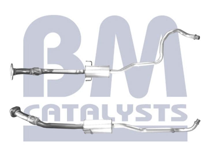 Mellanrör inkl ljuddämpare