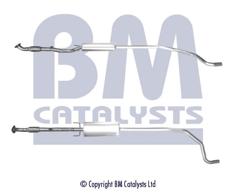 Mellanrör/ljuddämapre avgas