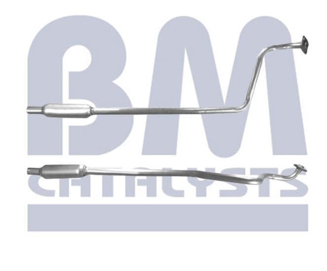 Mellanrör med ljuddämpare avgas