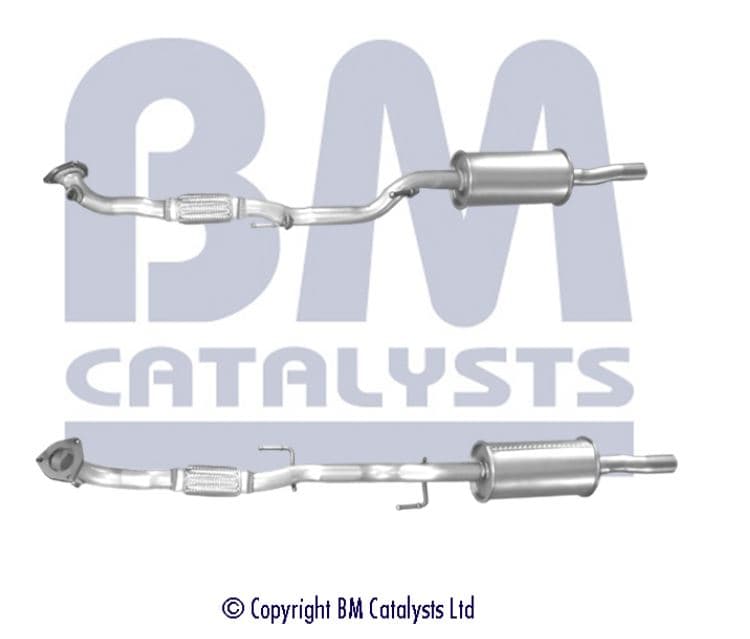 Mellanrör med ljuddämpare från Galwin