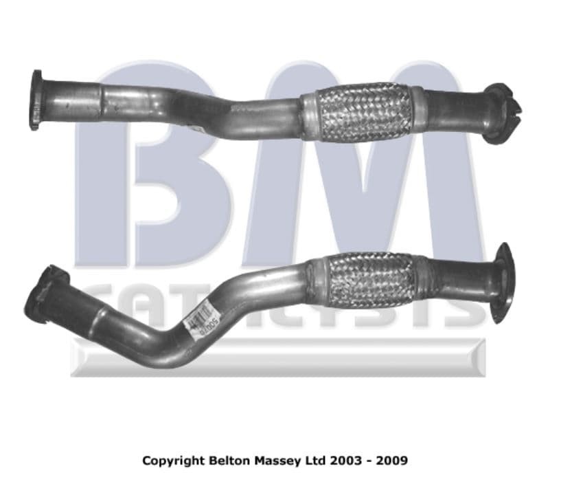 Mellanrör mellan katalysatorer