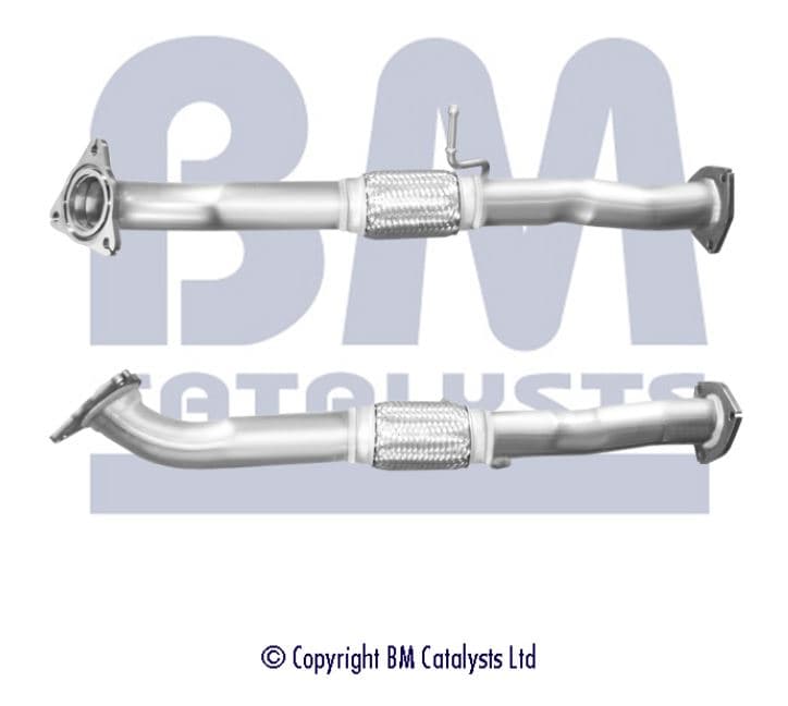 Mellanrör mittre avgas