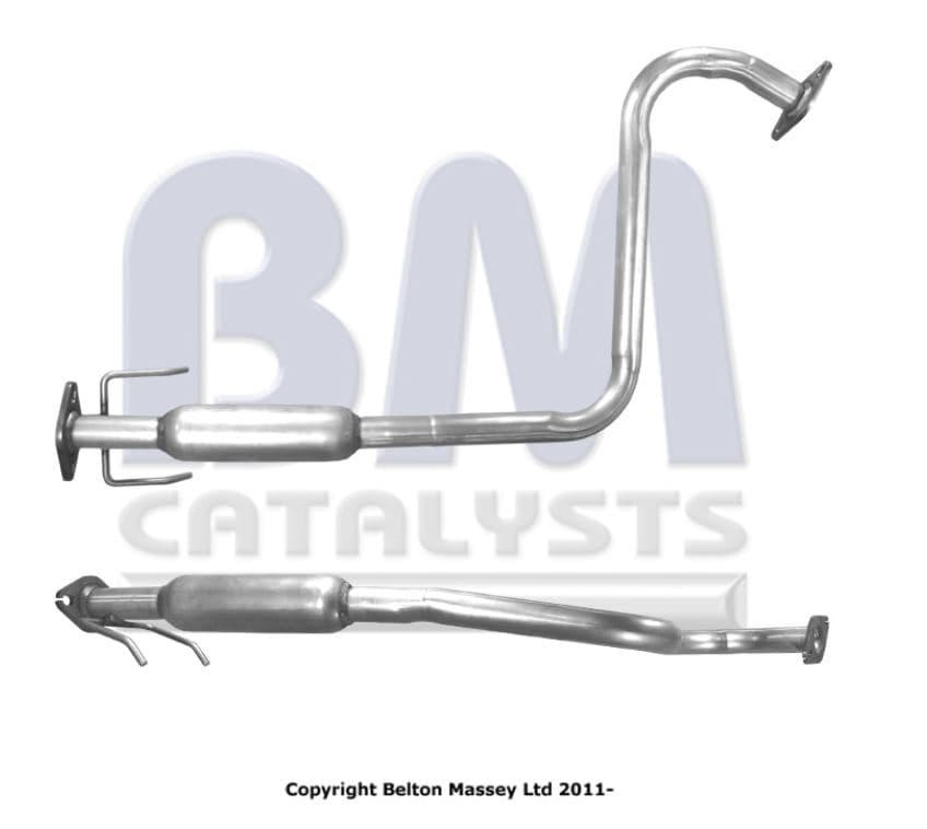 Mellanrör mittre avgas