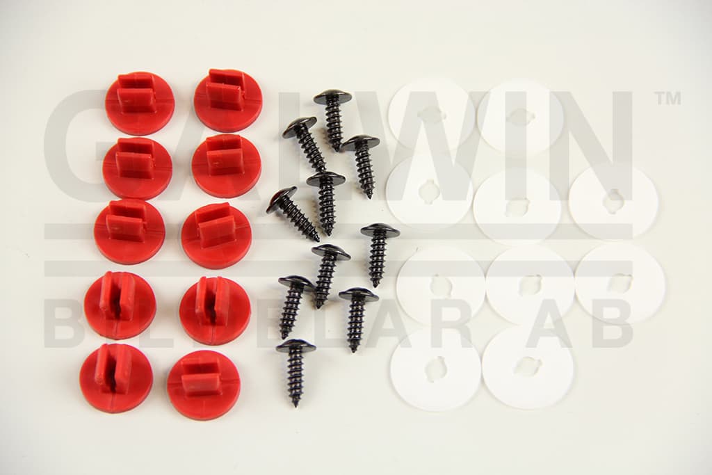 Monteringssats för hasplast under motor från Galwin