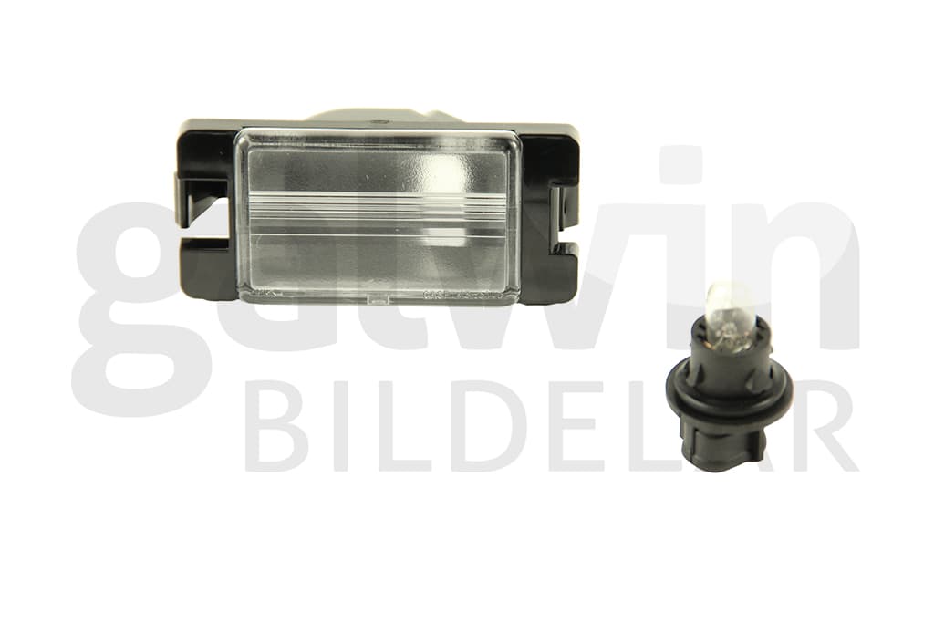 Nummerskyltsbelysning, inkl lamphållare från Galwin