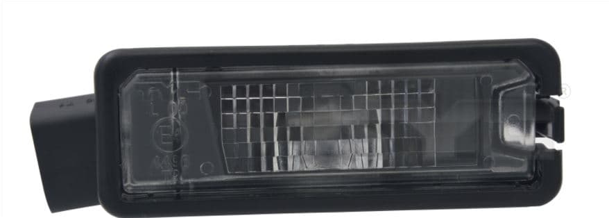 Nummerskyltsbelysning, med lamphållare, ej LED