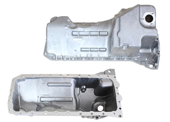 Oljetråg alu med hål för sensor från Galwin