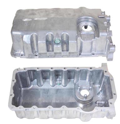 Oljetråg aluminium, med givarehål från Galwin