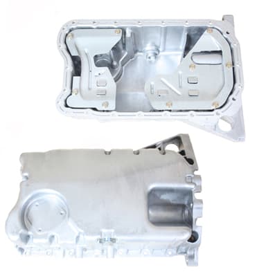 Oljetråg aluminium, utan givarhål, 2,3 V5 från Galwin