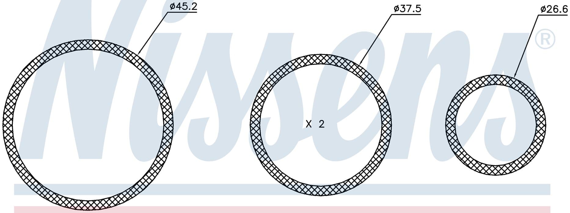 Packningsats, används vid byte av 90717/90670 från Galwin