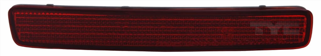 Reflex bak hö, i stötfångare