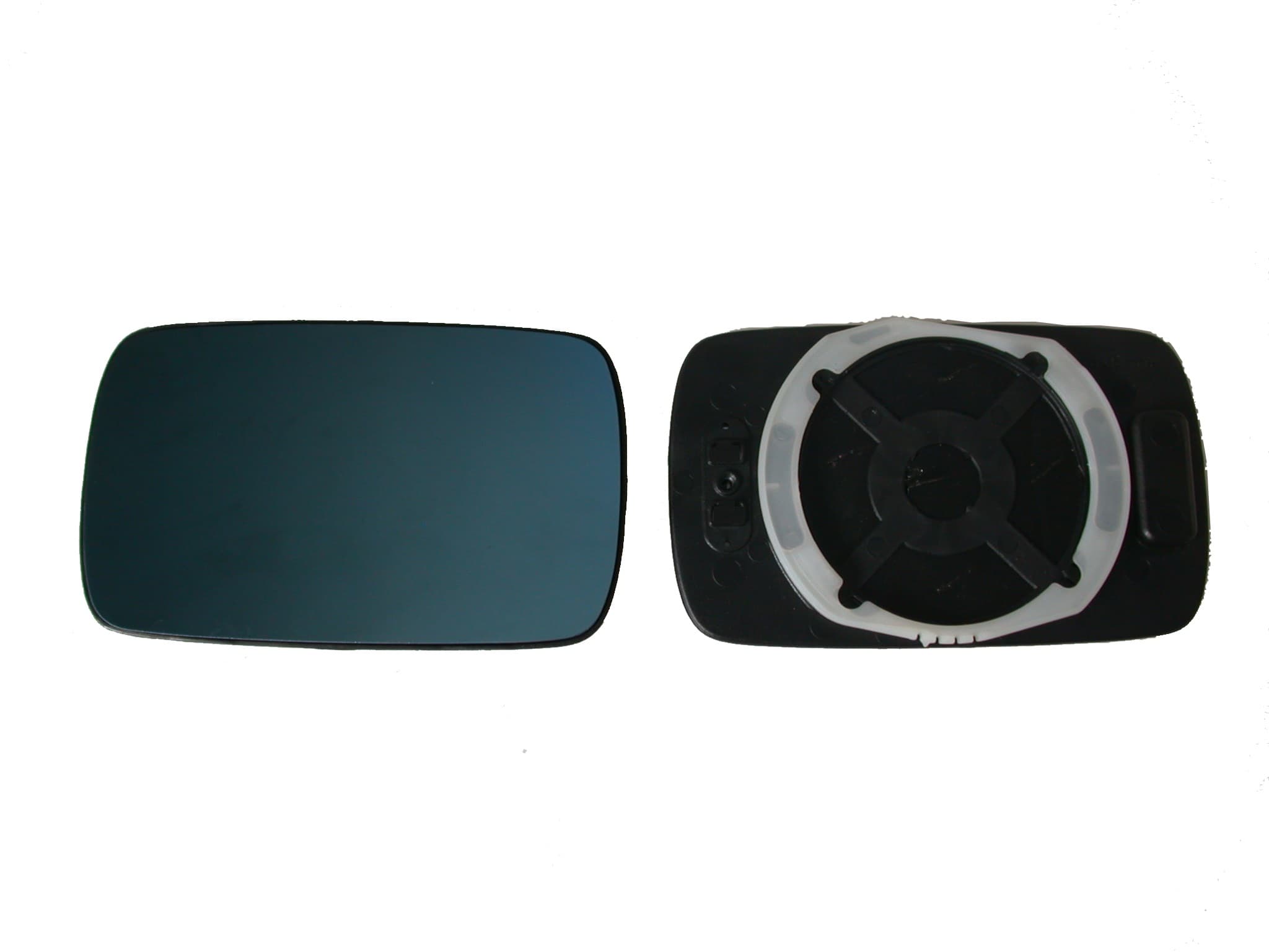 Spegelglas hö blåton