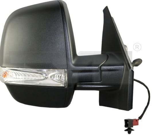 Sidospegel hö manuell justering, blinkers, dubbla glas — Höger från Galwin