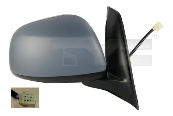 Sidospegel hö eljust/värme/primer rektangulär kontakt — Höger från Galwin